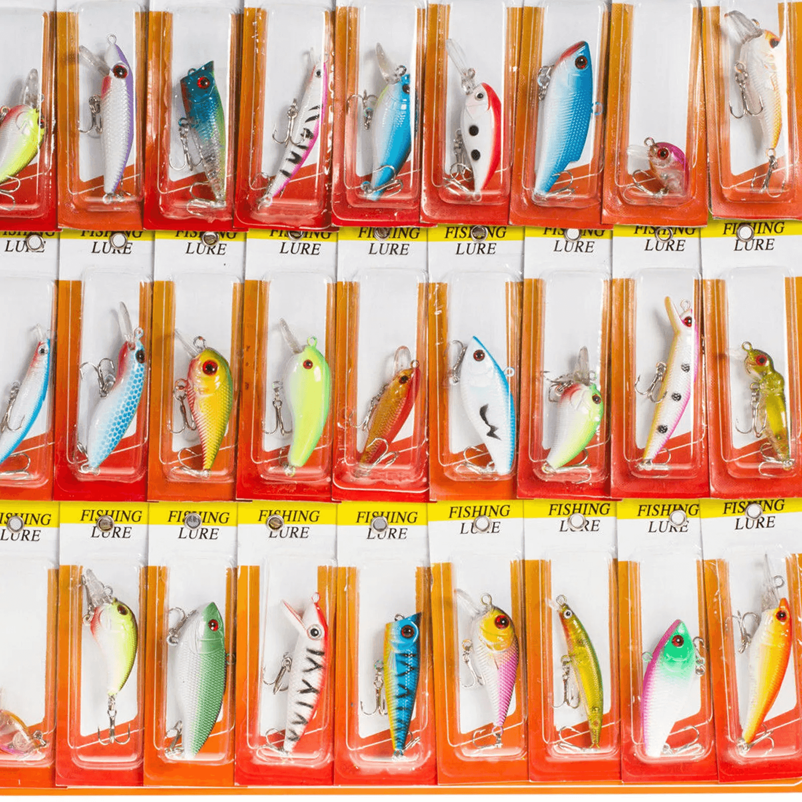 Fishing Lures Set, Kinds of Fish Crankbaits, Minnow Baits, Hooks & Tackle for Freshwater & Saltwater Angling