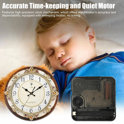 Quartz Clock Movement Replacement DIY Repair Kit With Mechanism Hands  Tool Parts For Wall Clocks 3