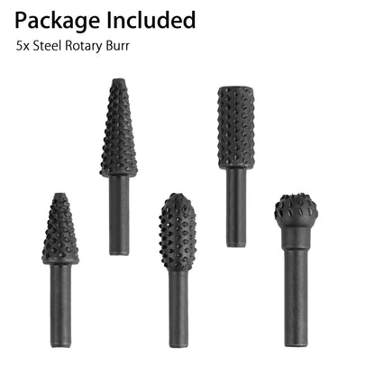 Dremel Rotary Tool Bits Set 5PCS 14 Carbide Burr Bits For Wood Carving Metalworking  DIY Grinding 6