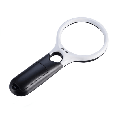 LED Light Handheld Magnifier High Power Reading Magnifying Glass Lens With Jewelry Loupe For Coins  2