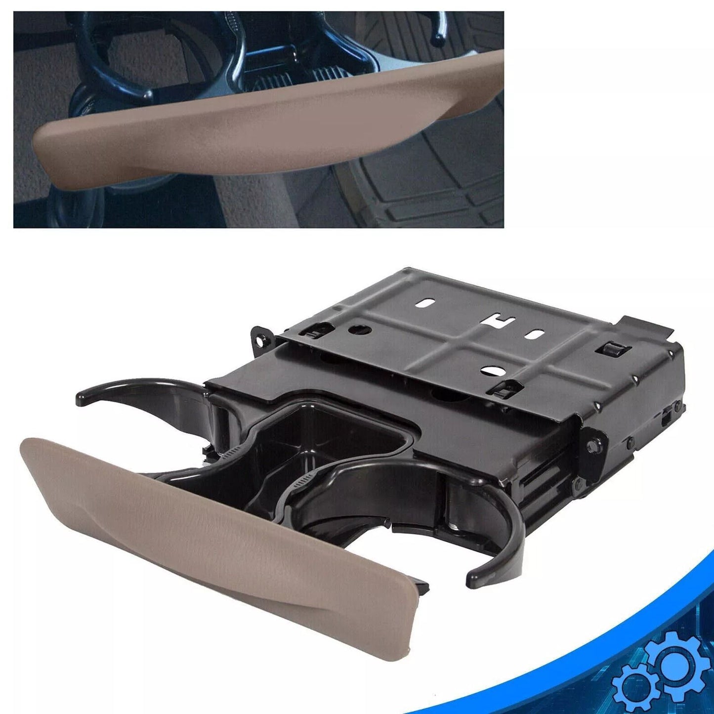 19992004 Ford Super Duty F250 F350 F450 F550 Dash Cup Holder  Parchment Tan OEM Replacement 12