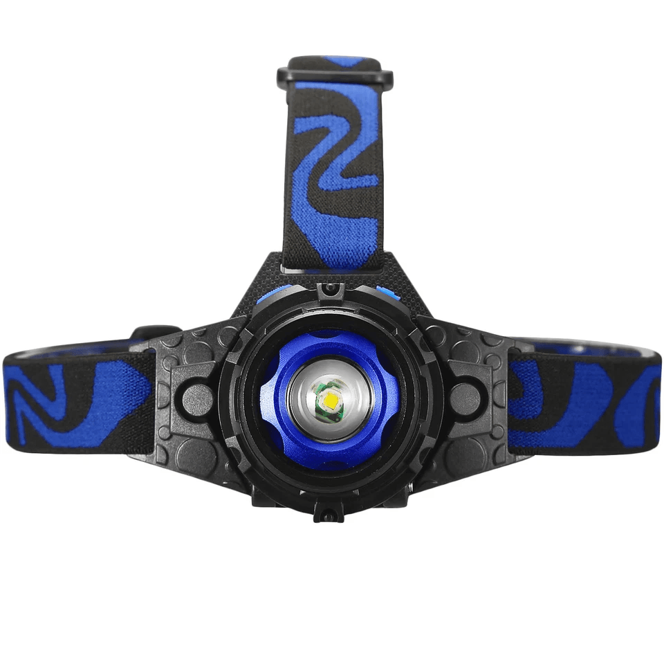 Tactical Headlight Rechargeable LED Headlamp With Battery  Charger High Lumens Waterproof Adjustabl 5