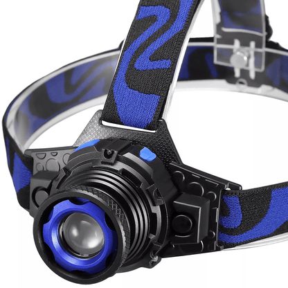 Tactical Headlight Rechargeable LED Headlamp With Battery  Charger High Lumens Waterproof Adjustabl 3