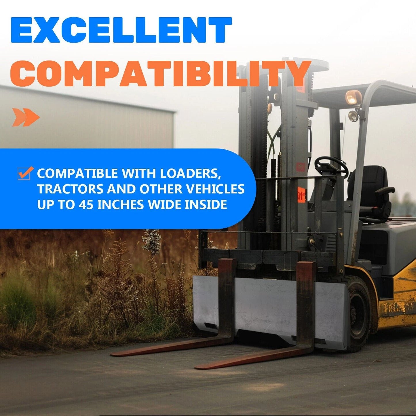 12 Thick Skid Steer Mount Plate Adapter  Quick Tach Attachment For Loaders  HeavyDuty Metal Constru 14