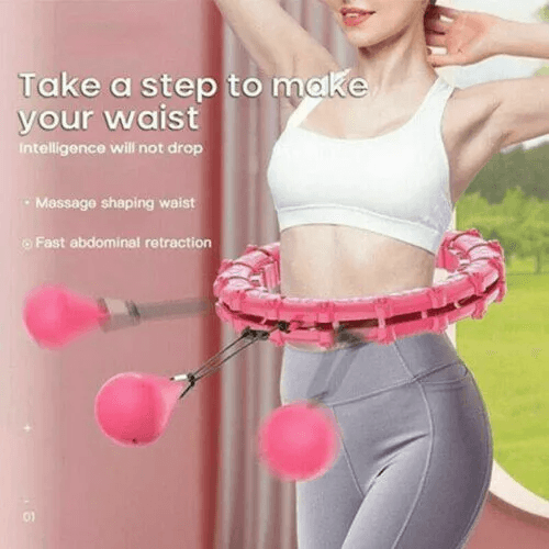 Custom Knots Weighted Hoola Fitness Hoop Adult Smart Hula Hoop For Thin Waist  Weight Loss 1