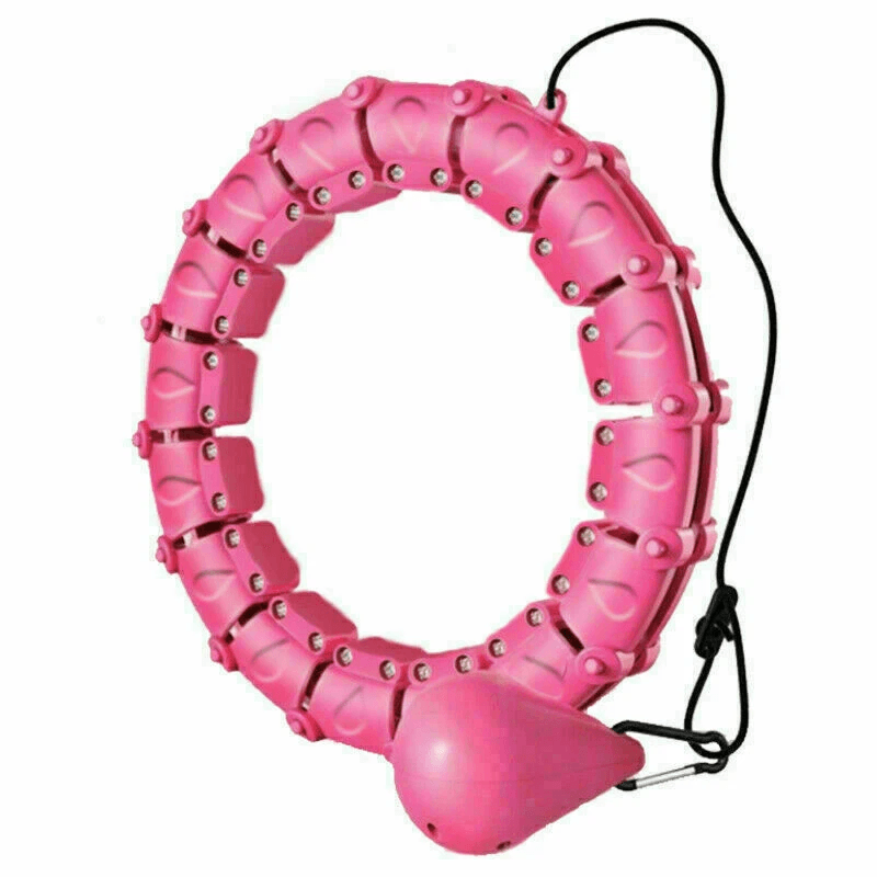 Custom Knots Weighted Hoola Fitness Hoop Adult Smart Hula Hoop For Thin Waist  Weight Loss 4