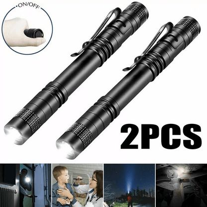 Tactical Flashlight Small LED Torch Light Mini Super Bright Penlight PocketSized Emergency Flashlig 12