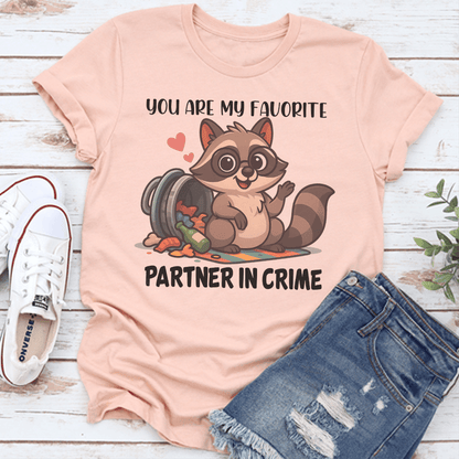 You Are My Favorite Partner In Crime Tee 3