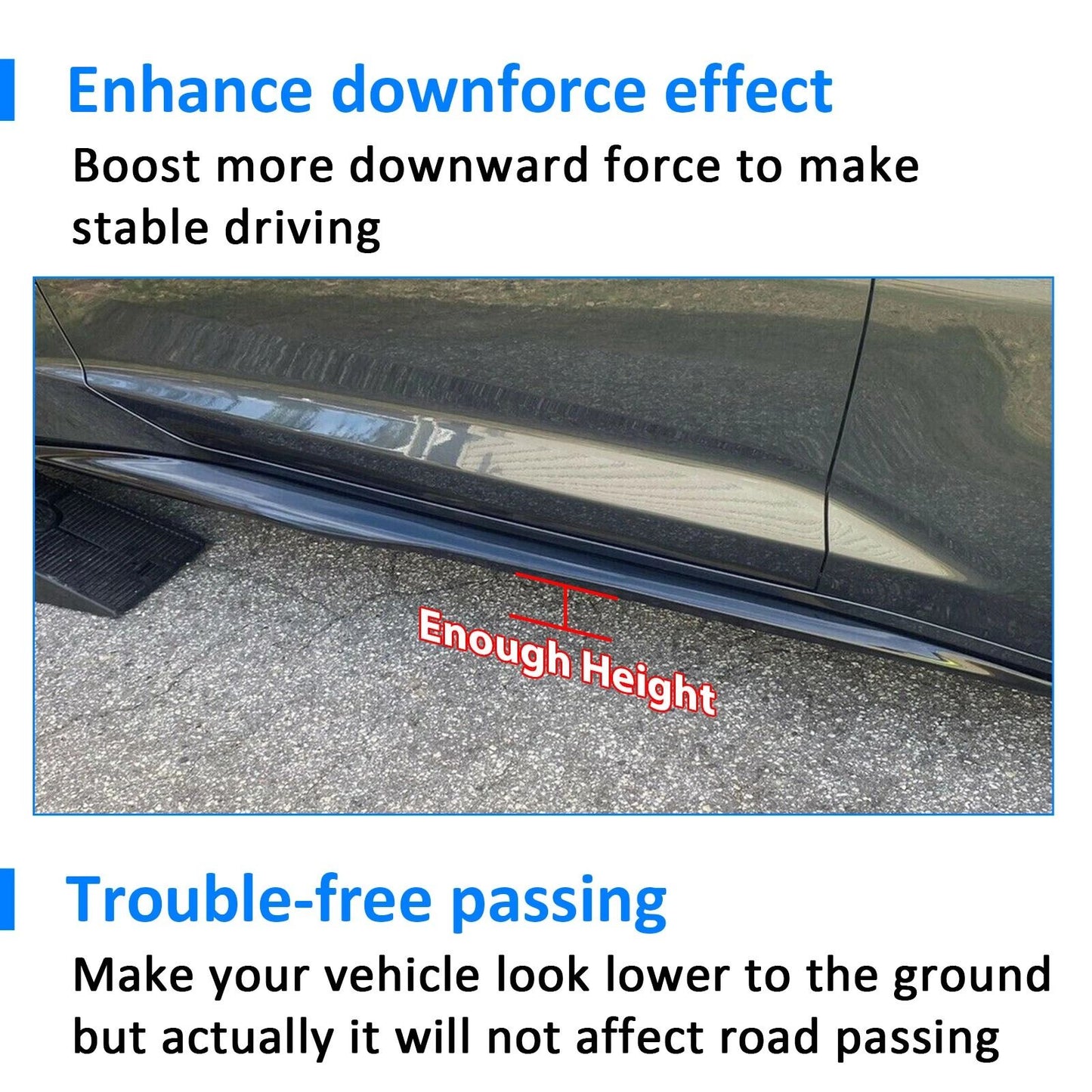 Style Side Skirts For 20162023 Chevy Camaro RS SS  6th Gen Aerodynamic Rocker Panels  Side Skirt Ex 10