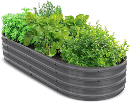 Galvanized Raised Garden Bed Planter Box For Vegetables  Outdoor Durable Steel Planter By Utopia Ho 2