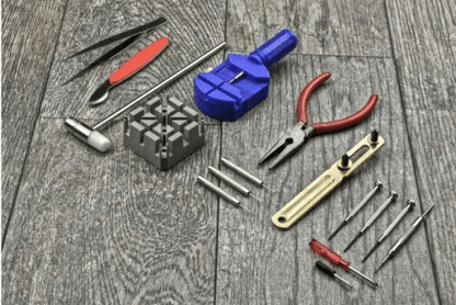 Watch Repair Tool Kit Band Pin Strap Link Remover  Back Opener Precision GC Watch Repair Set 2