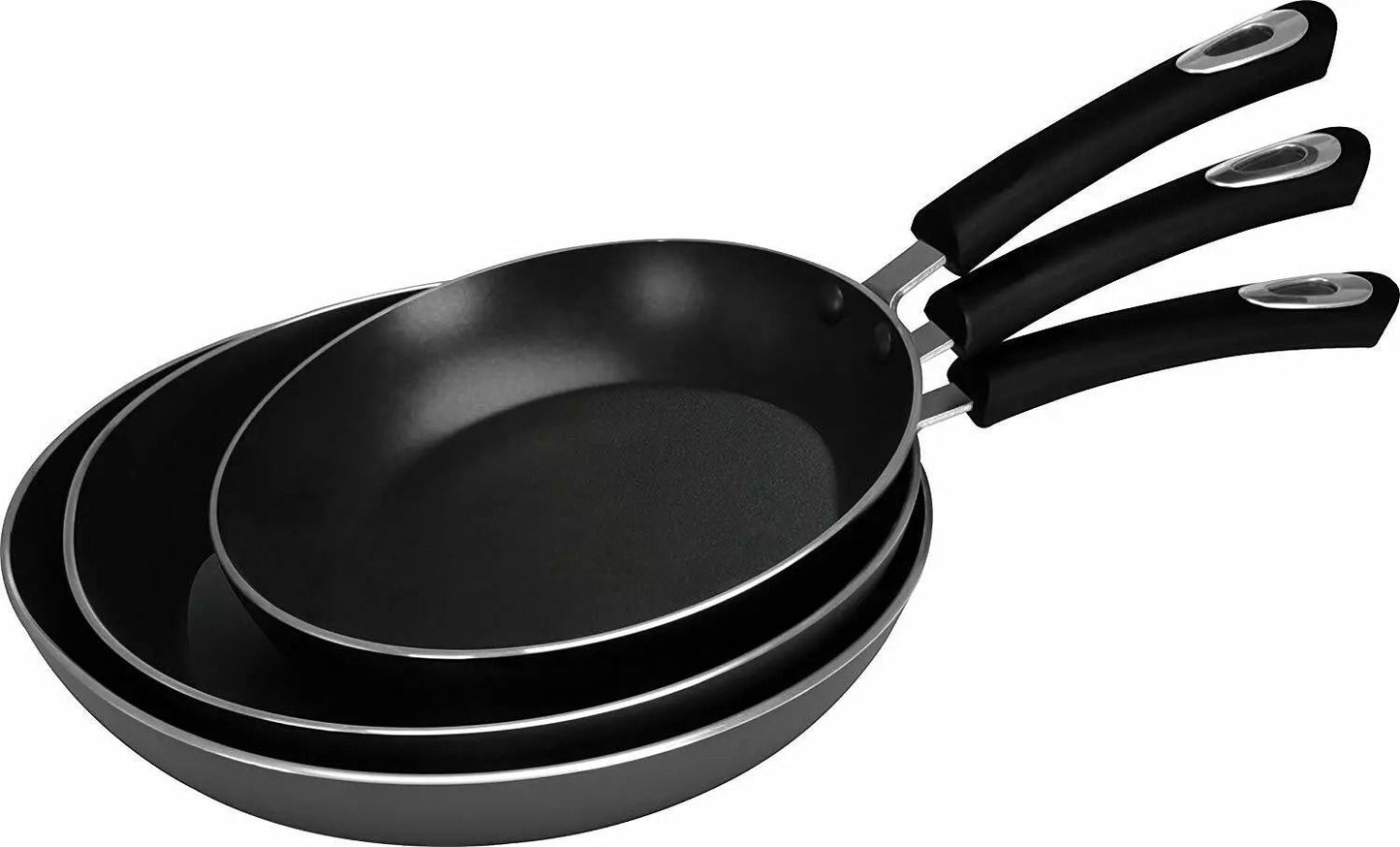 Utopia Kitchen 3 Piece Nonstick Frying Pan Set  8 95 11 Inch Induction Bottom Copper Ceramic Cookwa 3
