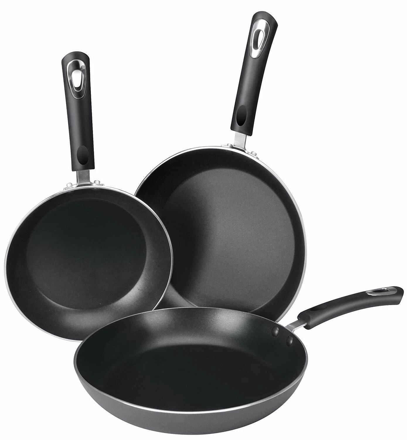 Utopia Kitchen 3 Piece Nonstick Frying Pan Set  8 95 11 Inch Induction Bottom Copper Ceramic Cookwa 5