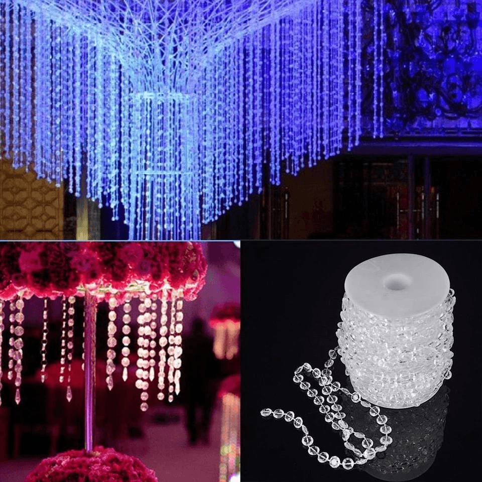 Acrylic Crystal Beaded Garland Strand For Wedding Event Decoration 2