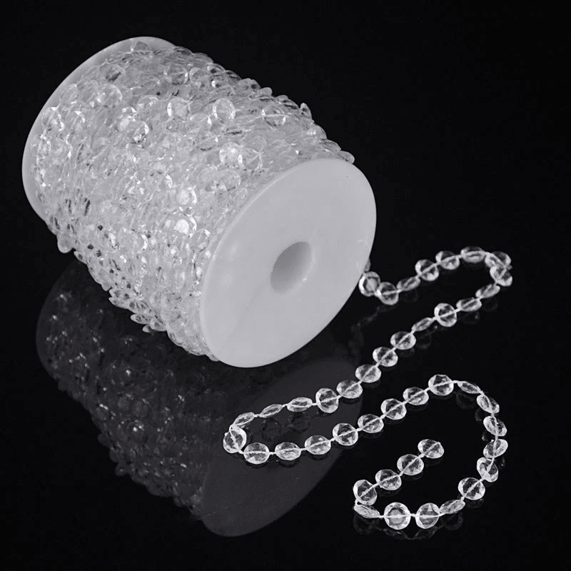 Acrylic Crystal Beaded Garland Strand for Wedding Event Decoration