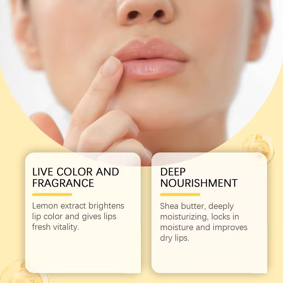 Lemon Ginger Turmeric Lip Balm  Moisturizing Gloss For Dark Lips  Exfoliating Lip Care 1