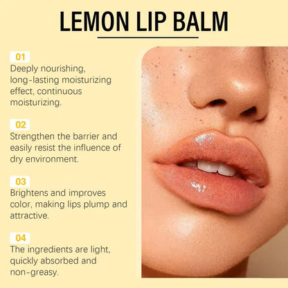 Lemon Ginger Turmeric Lip Balm  Moisturizing Gloss For Dark Lips  Exfoliating Lip Care 4