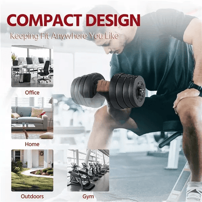 Adjustable Fitness Dumbbell Weight Set For Men Home Gym Strength  Toning 4