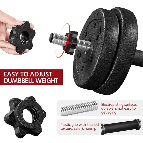 Adjustable Fitness Dumbbell Weight Set For Men Home Gym Strength  Toning 2