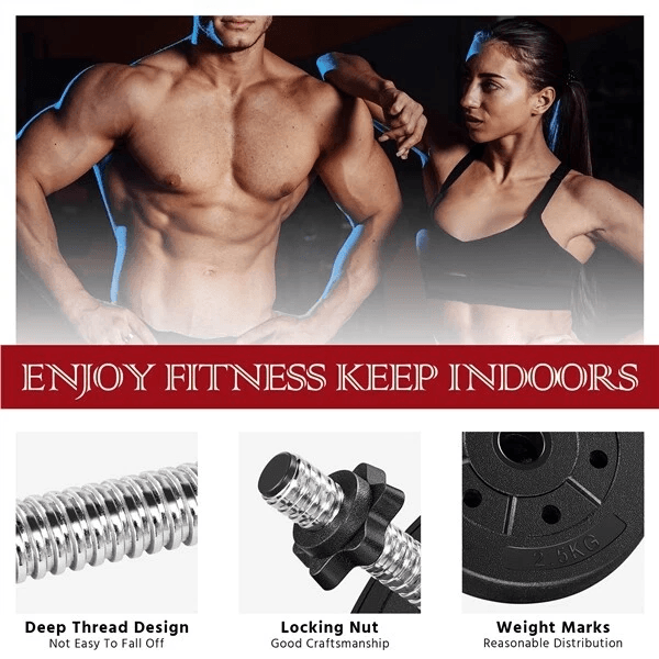 Adjustable Fitness Dumbbell Weight Set For Men Home Gym Strength  Toning 1