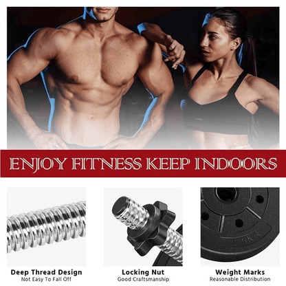 Adjustable Fitness Dumbbell Weight Set For Men Home Gym Strength  Toning 1