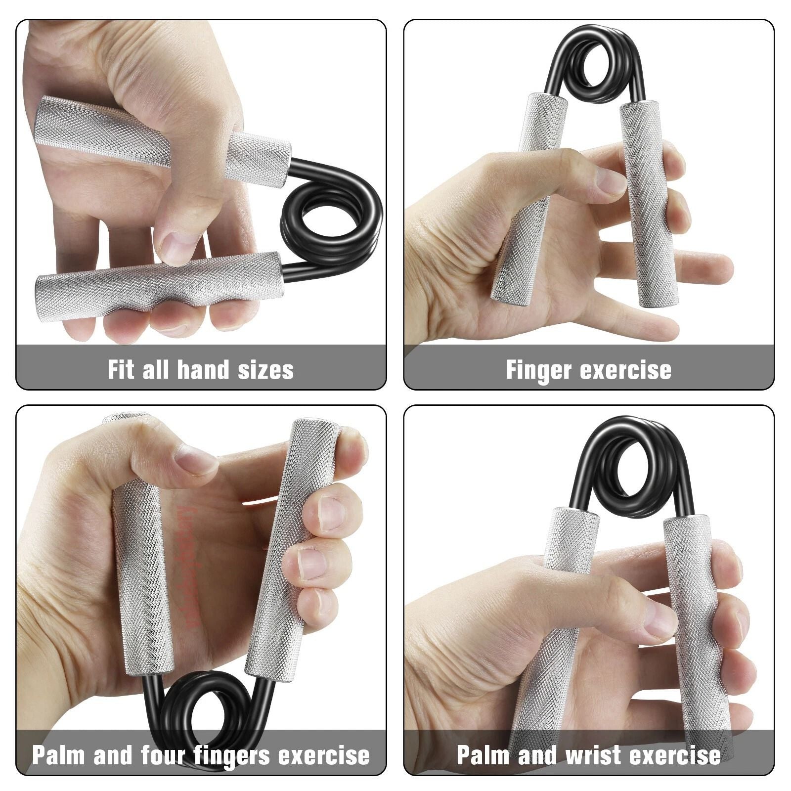 HeavyDuty Metal Hand Gripper Adjustable Strength Exercise Gripper For Forearm  Wrist Training 2