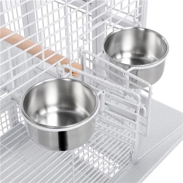 61 Large Bird Cage With Play Top Spacious Parrot Cage For Finch Cockatoo Budgie  Conure Includes St 5