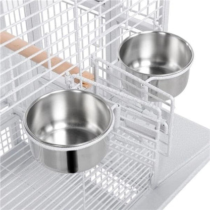 61 Large Bird Cage With Play Top Spacious Parrot Cage For Finch Cockatoo Budgie  Conure Includes St 5