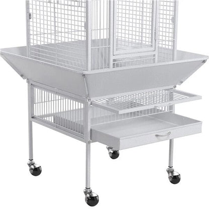 61 Large Bird Cage With Play Top Spacious Parrot Cage For Finch Cockatoo Budgie  Conure Includes St 7