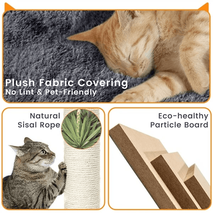Cat Tree Tower Condo Activity Centre For Indoor Cats MultiLevel Scratching Post Kitten Playhouse  C 4