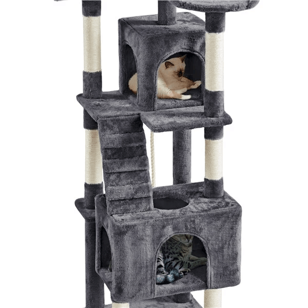 Cat Tree Tower Condo Activity Centre For Indoor Cats MultiLevel Scratching Post Kitten Playhouse  C 1