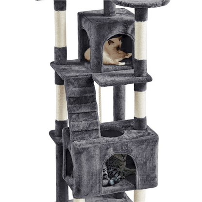 Cat Tree Tower Condo Activity Centre For Indoor Cats MultiLevel Scratching Post Kitten Playhouse  C 1