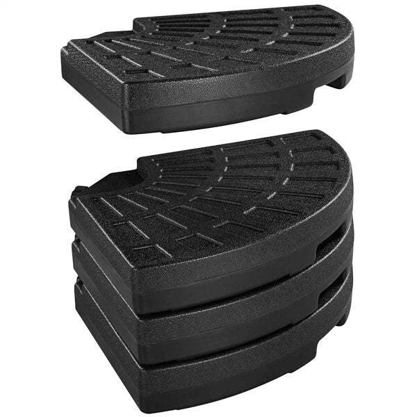 Heavy Duty 4pcs Umbrella Base  Water  Sand Filled Stand For Outdoor Garden Patio  Cantilever Offset 4