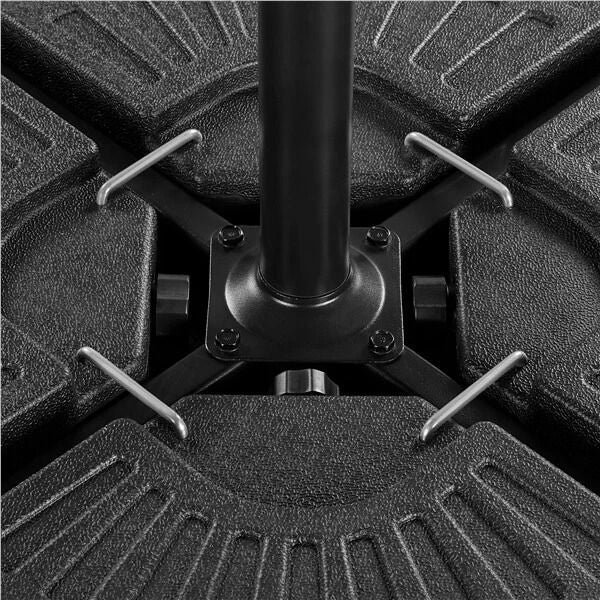 Heavy Duty 4pcs Umbrella Base  Water  Sand Filled Stand For Outdoor Garden Patio  Cantilever Offset 2