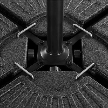 Heavy Duty 4pcs Umbrella Base  Water  Sand Filled Stand For Outdoor Garden Patio  Cantilever Offset 2