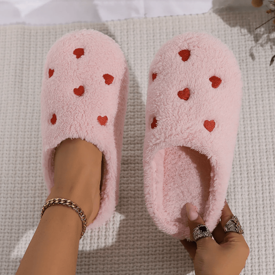CozyHeart Silent Indoor Slippers For Women Plush Cute Lightweight Comfort 1