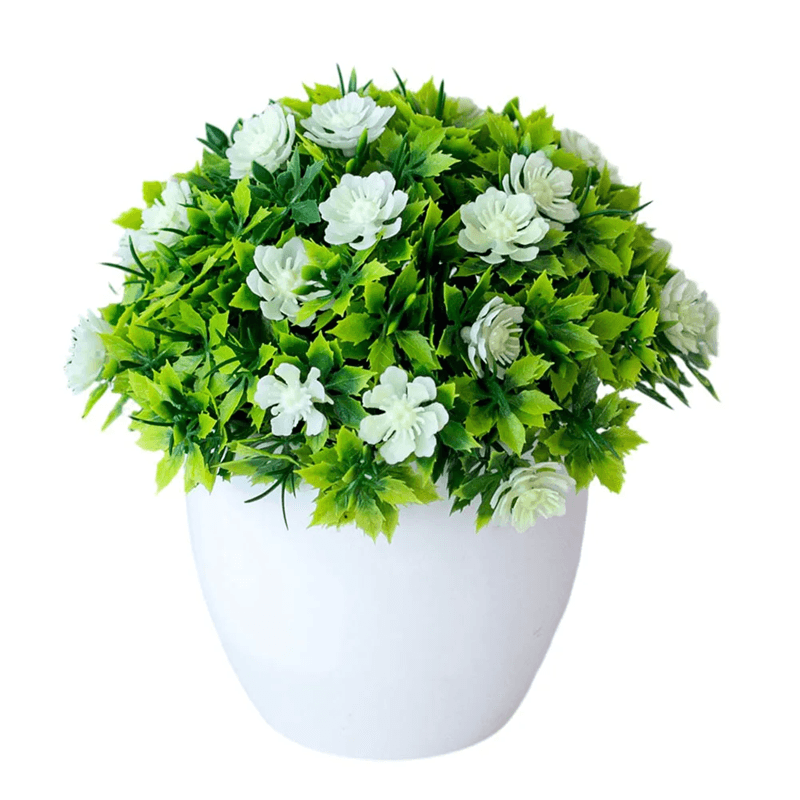 Mini Artificial Bonsai Plant Decorative Faux Potted Tree For Home And Office 2