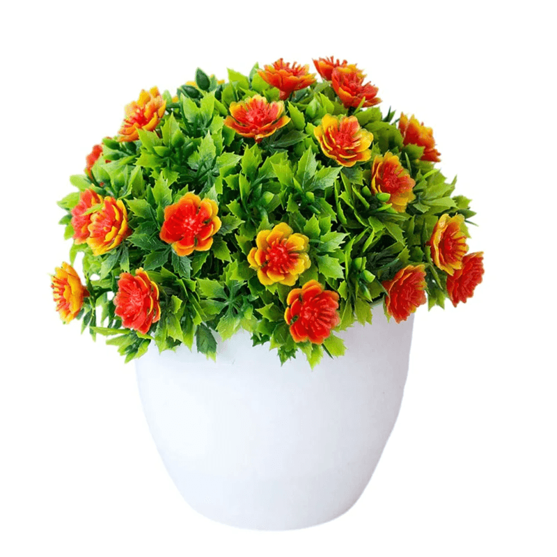 Mini Artificial Bonsai Plant Decorative Faux Potted Tree For Home And Office 1