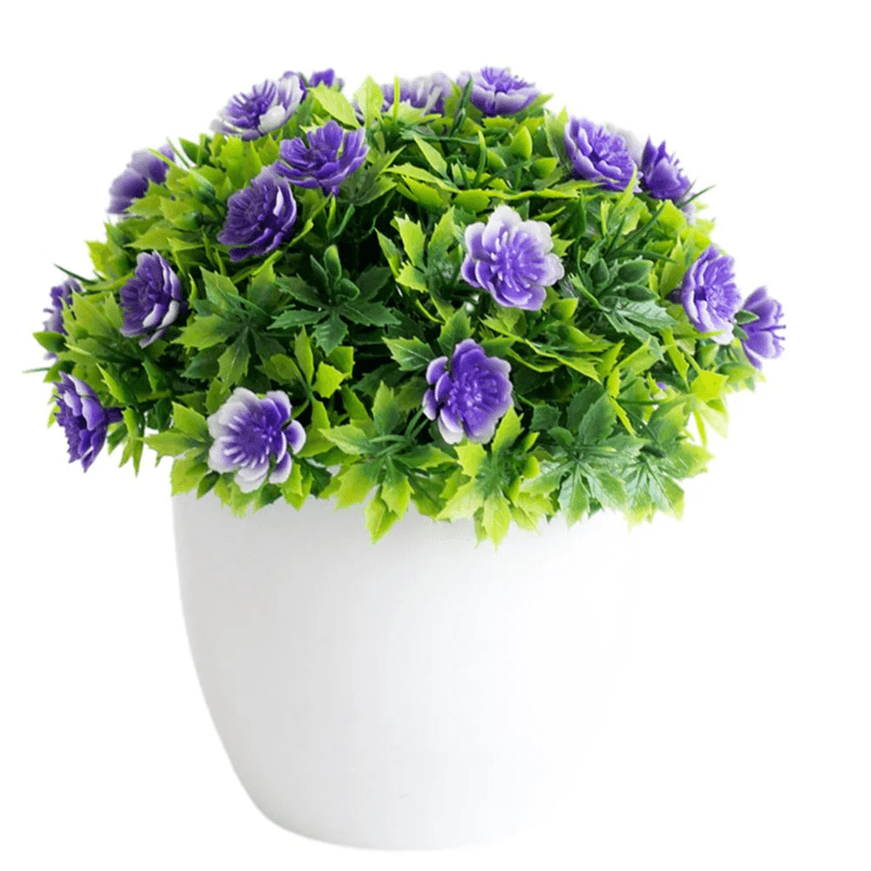 Mini Artificial Bonsai Plant Decorative Faux Potted Tree For Home And Office 4