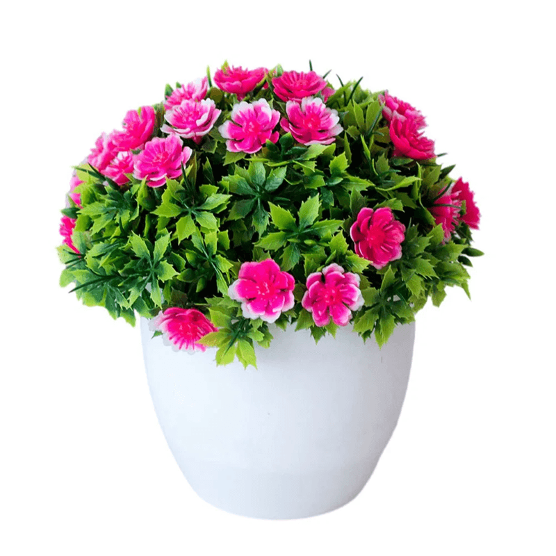 Mini Artificial Bonsai Plant Decorative Faux Potted Tree For Home And Office 6