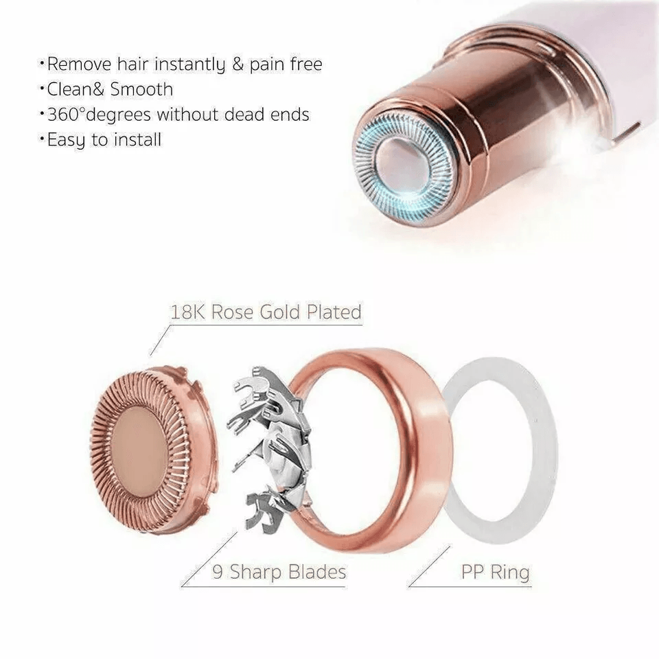 Flawless Hair Remover Replacement Heads Replacing Blades Cleaning Tool For Smooth Flawless Results 5
