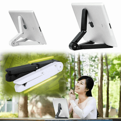 Adjustable Portable Desktop Holder Mount Folding Tablet Stand With Anti Slip For IPad Kindle  Devic 1
