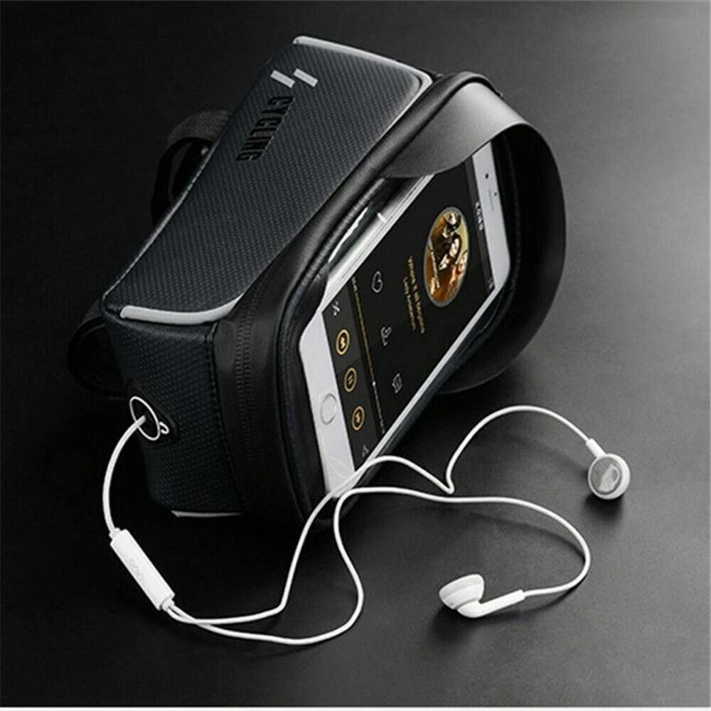Waterproof Bicycle Phone Holder Bag  MTB Top Tube Frame Bag For Cycling With Sensitive Touch Screen 4