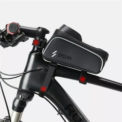 Waterproof Bicycle Phone Holder Bag  MTB Top Tube Frame Bag For Cycling With Sensitive Touch Screen 2