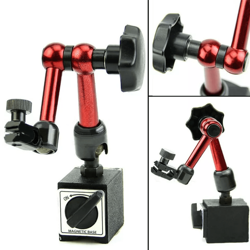 Universal Flexible Magnetic Metal Base Holder Stand Heavy Duty Dial Test Indicator Tool 1