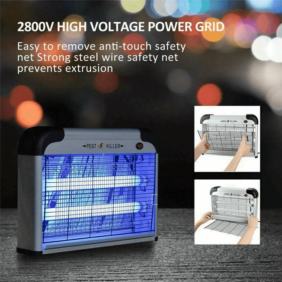 Electric Lamp Insect Killer Mosquito Zapper Bug Pest Fly Trap Light For Indoor  Lawn Use 6