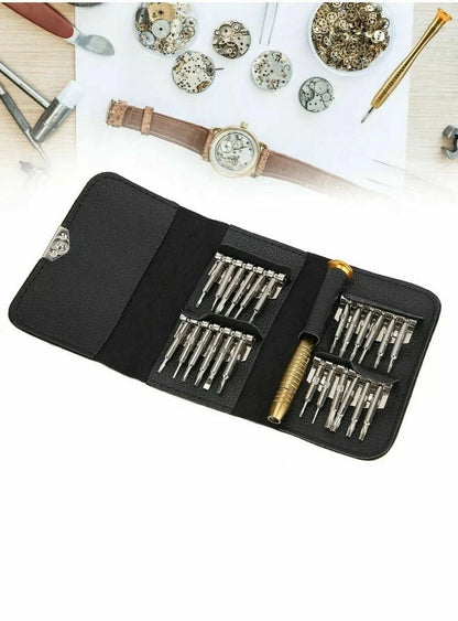 HighPrecision Watch Repair Tool Kit Professional Watchmakers Screwdriver Set  Eyeglasses 1
