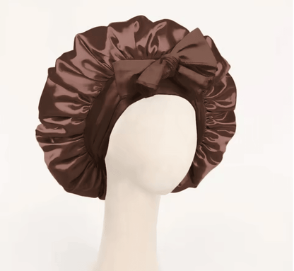 Adjustable Satin Bonnet For Sleeping With Tie Band  Soft Hair Protection For Women And Men 1