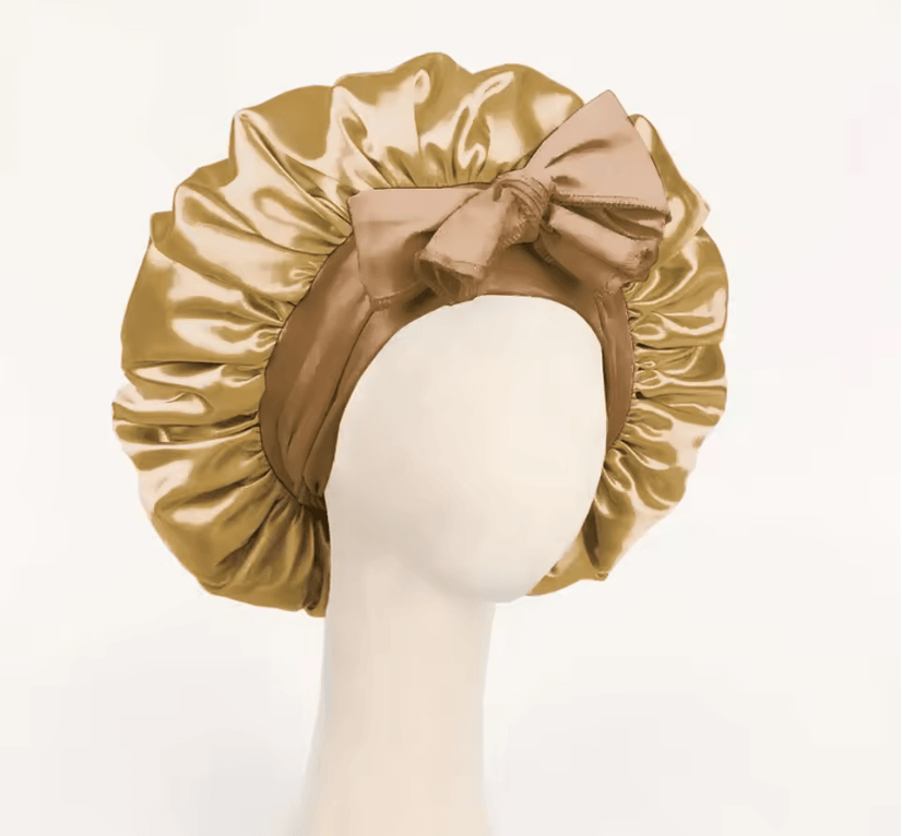 Adjustable Satin Bonnet For Sleeping With Tie Band  Soft Hair Protection For Women And Men 2