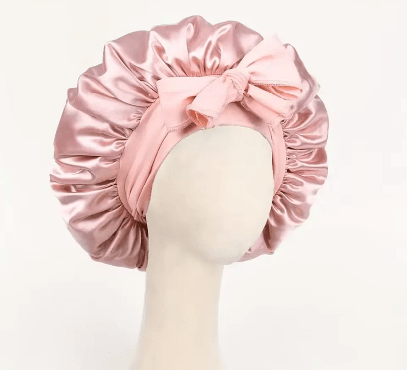 Adjustable Satin Bonnet For Sleeping With Tie Band  Soft Hair Protection For Women And Men 4